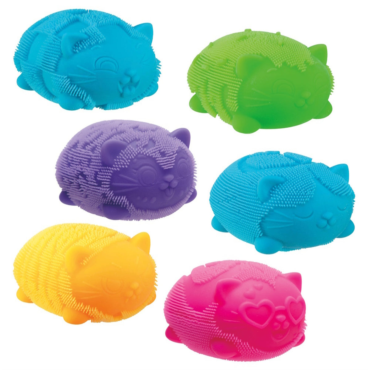 Wild Cats Fuzz Ball Needoh Assorted Colour