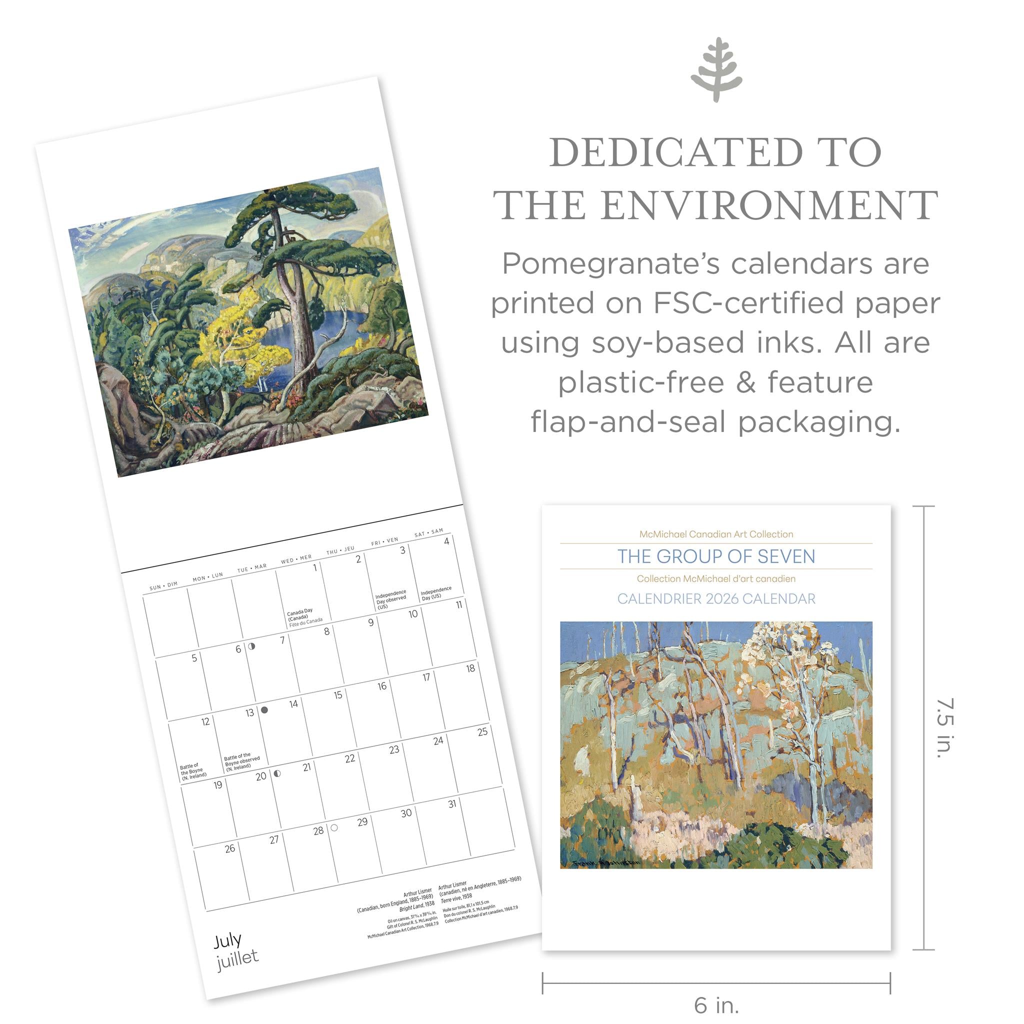 The Group Of Seven 2026 Mini Calendar
