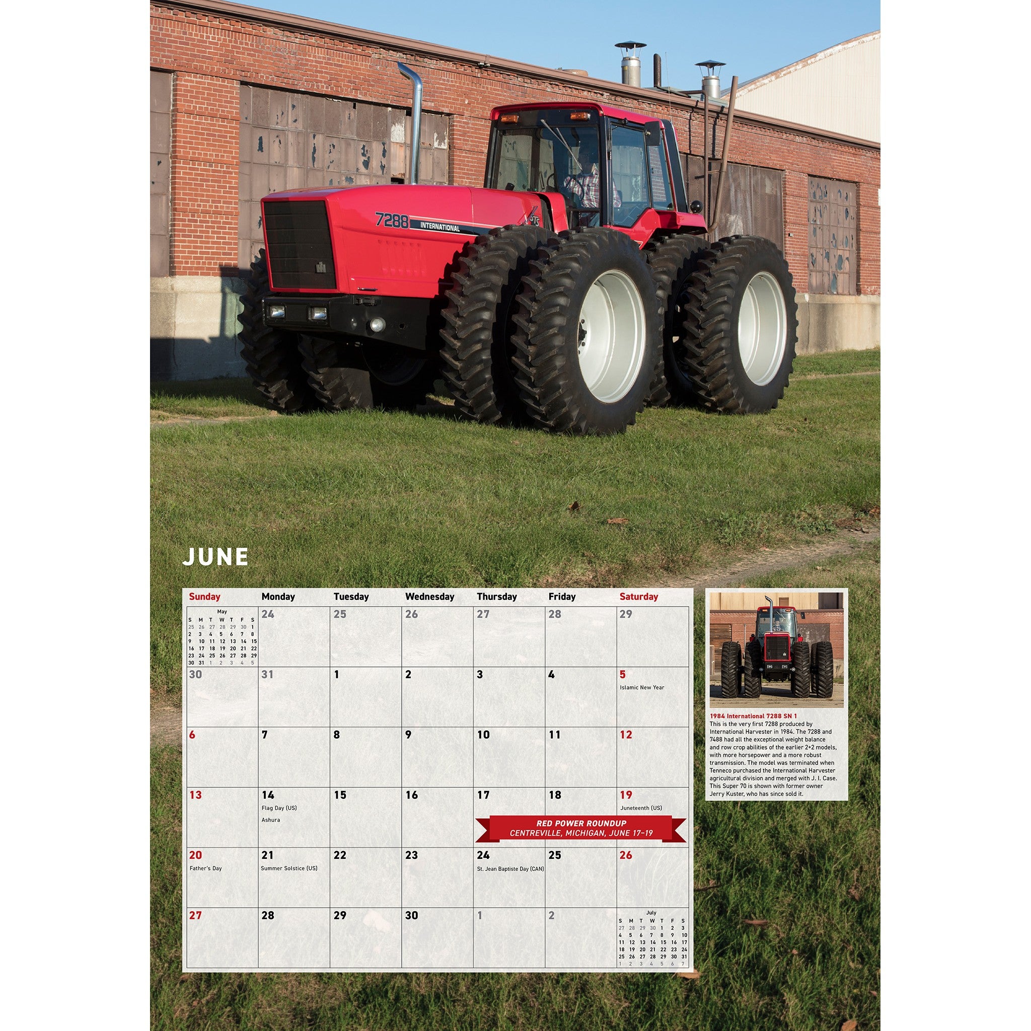 Farmall Tractors 2027 Wall Calendar