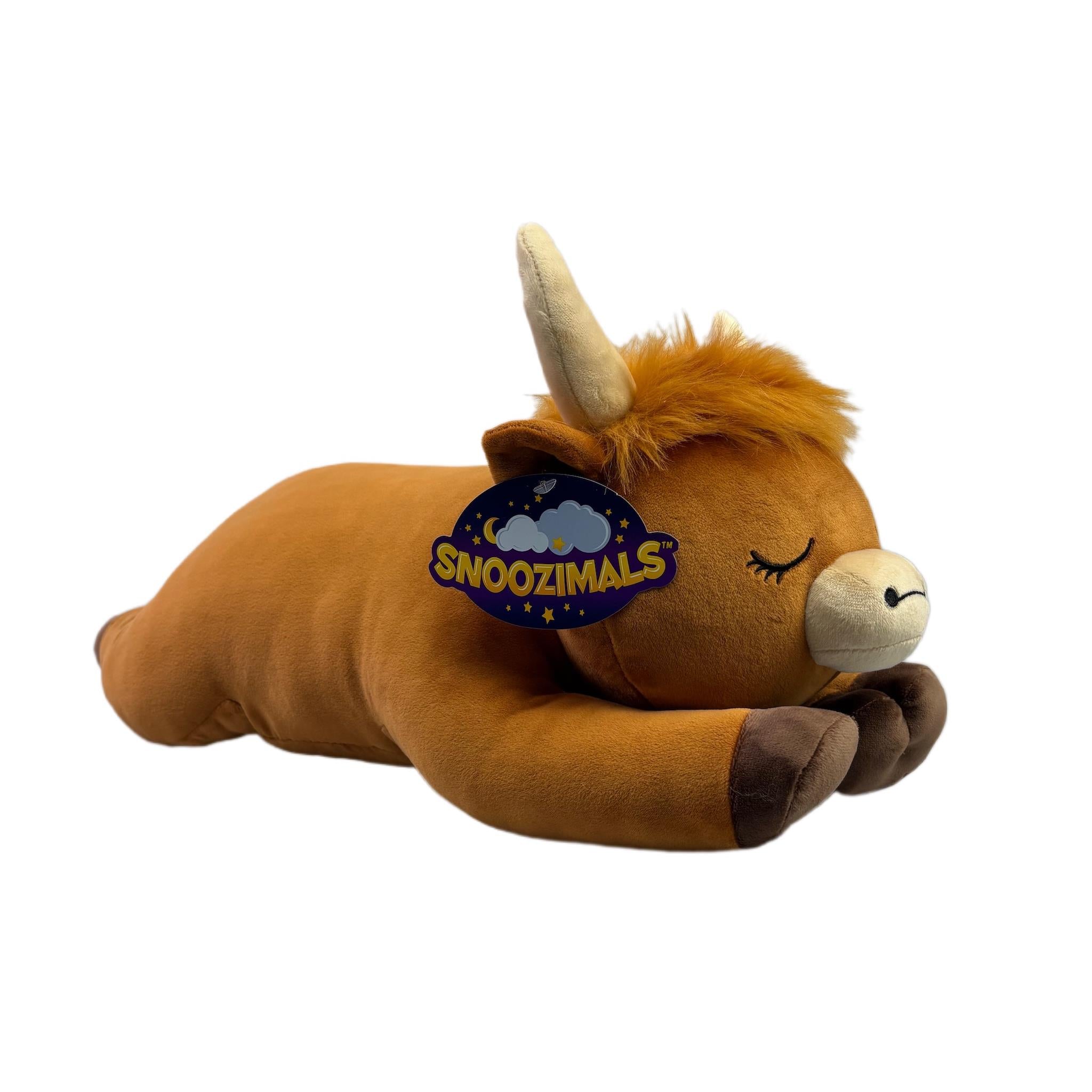 Highland Cow Snoozimal 20in Plush