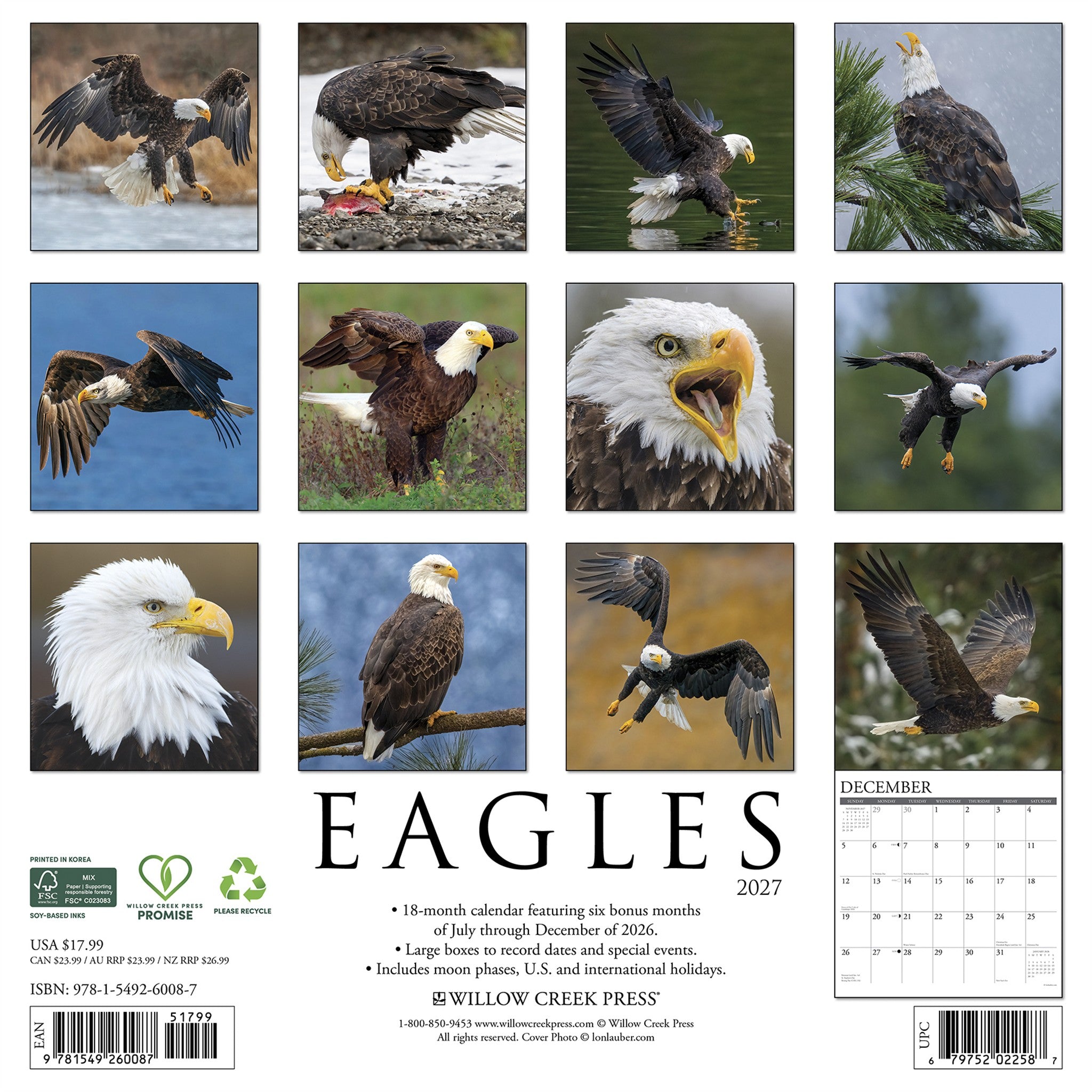 Eagles 2027 Wall Calendar - Online Only
