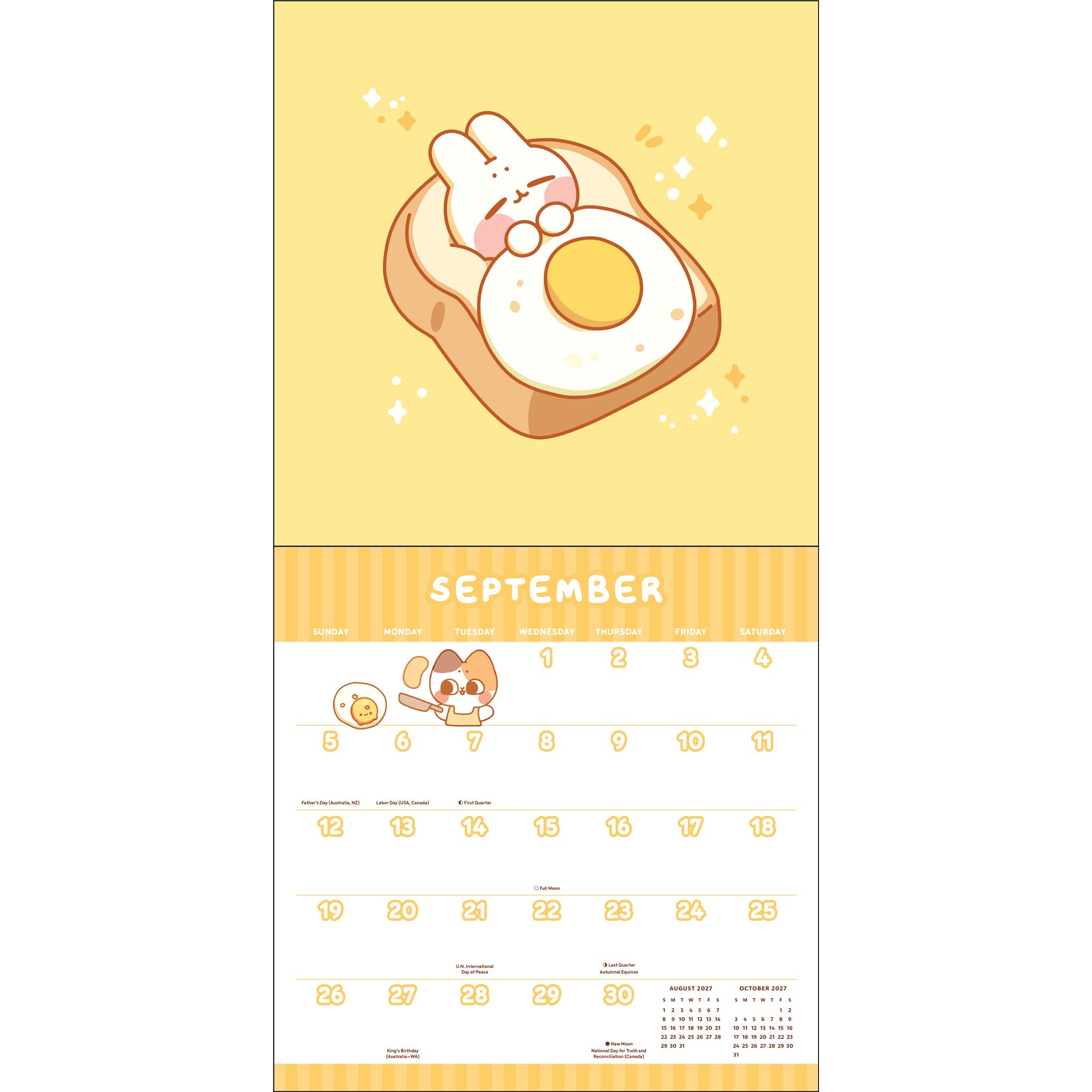 Pocket Peaches 2027 Wall Calendar