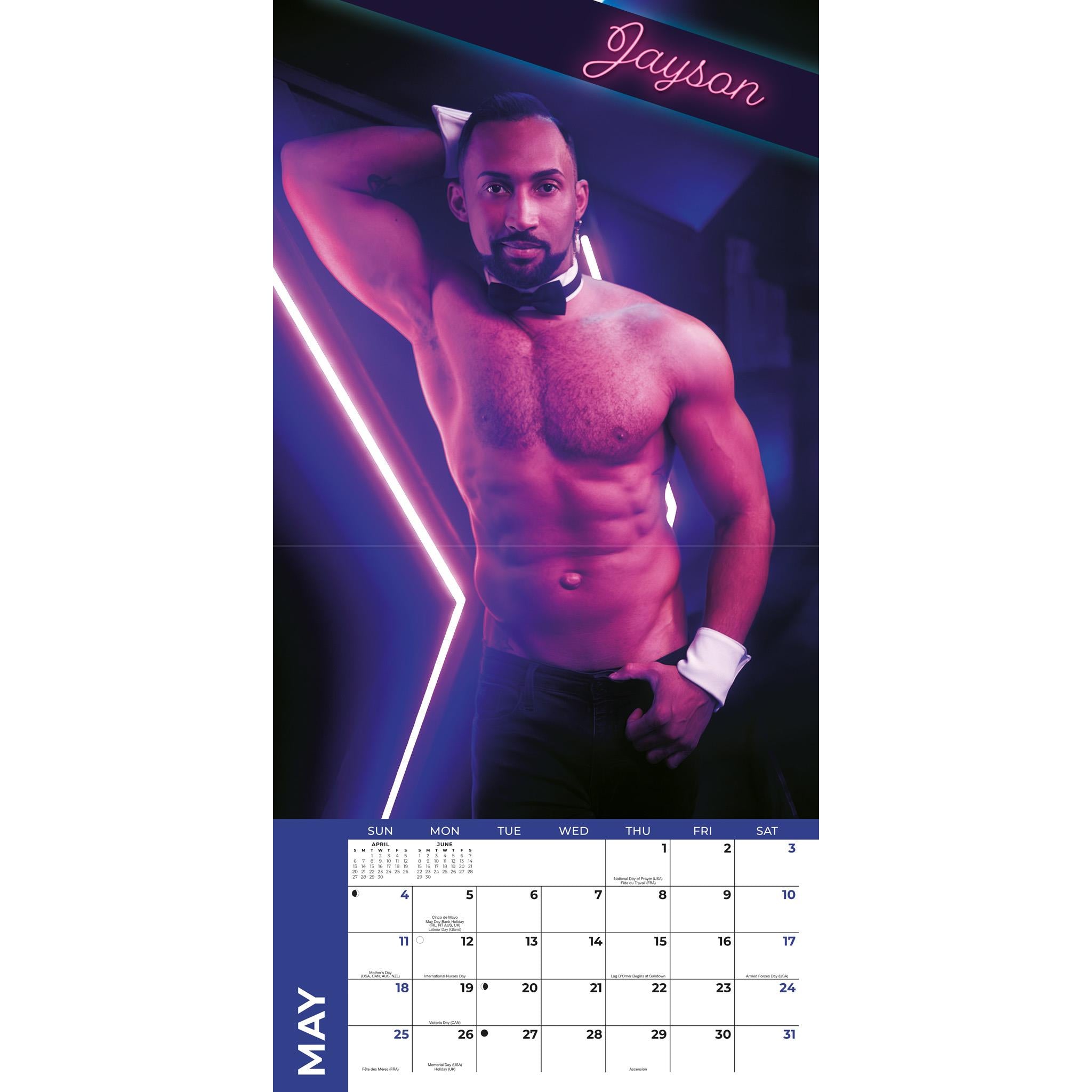 Chippendales Wall 2025 Calendar
