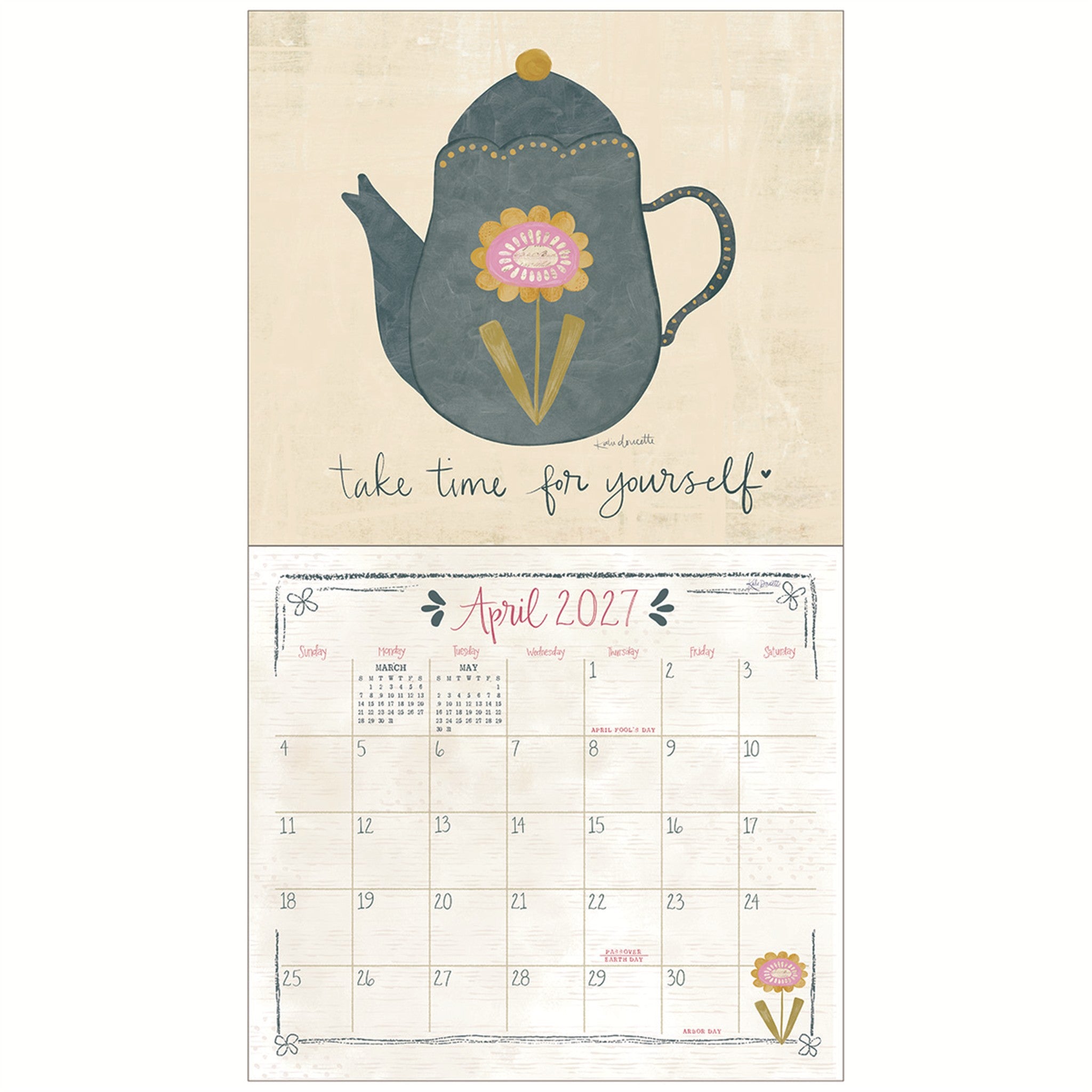 Tea Time 2027 Wall Calendar