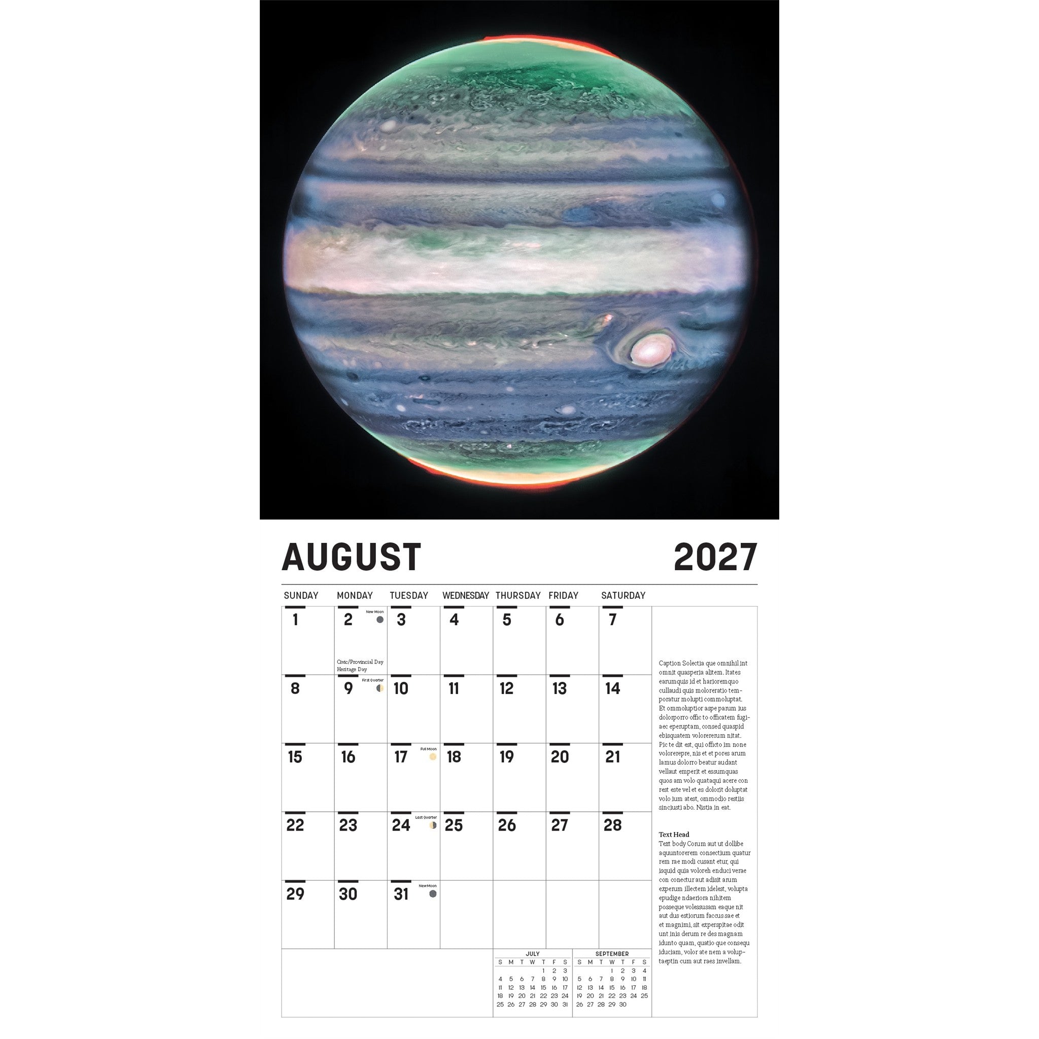 Webb's Cosmos 2027 Wall Calendar - Online Only