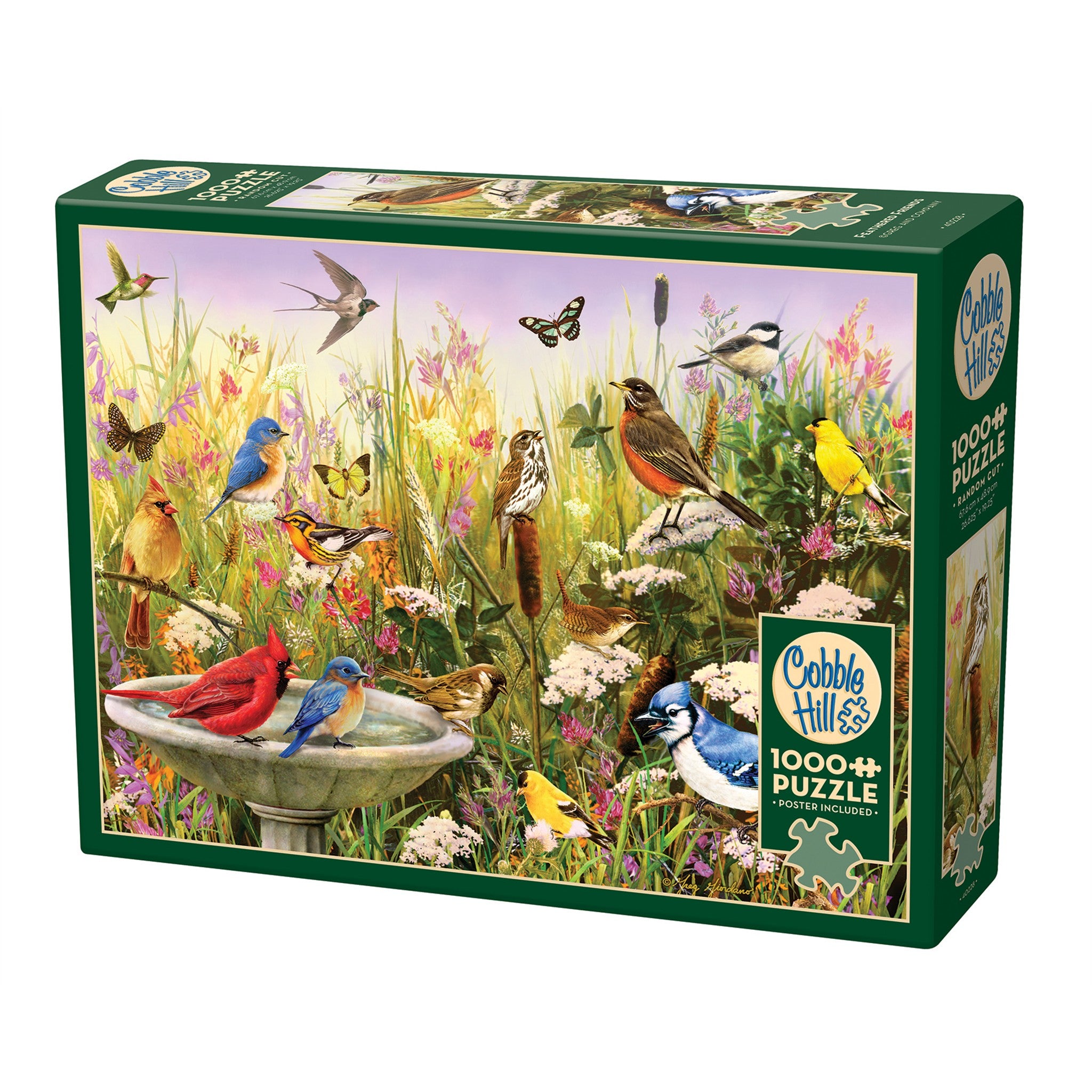 Feathered Friends 1000 Piece Puzzle