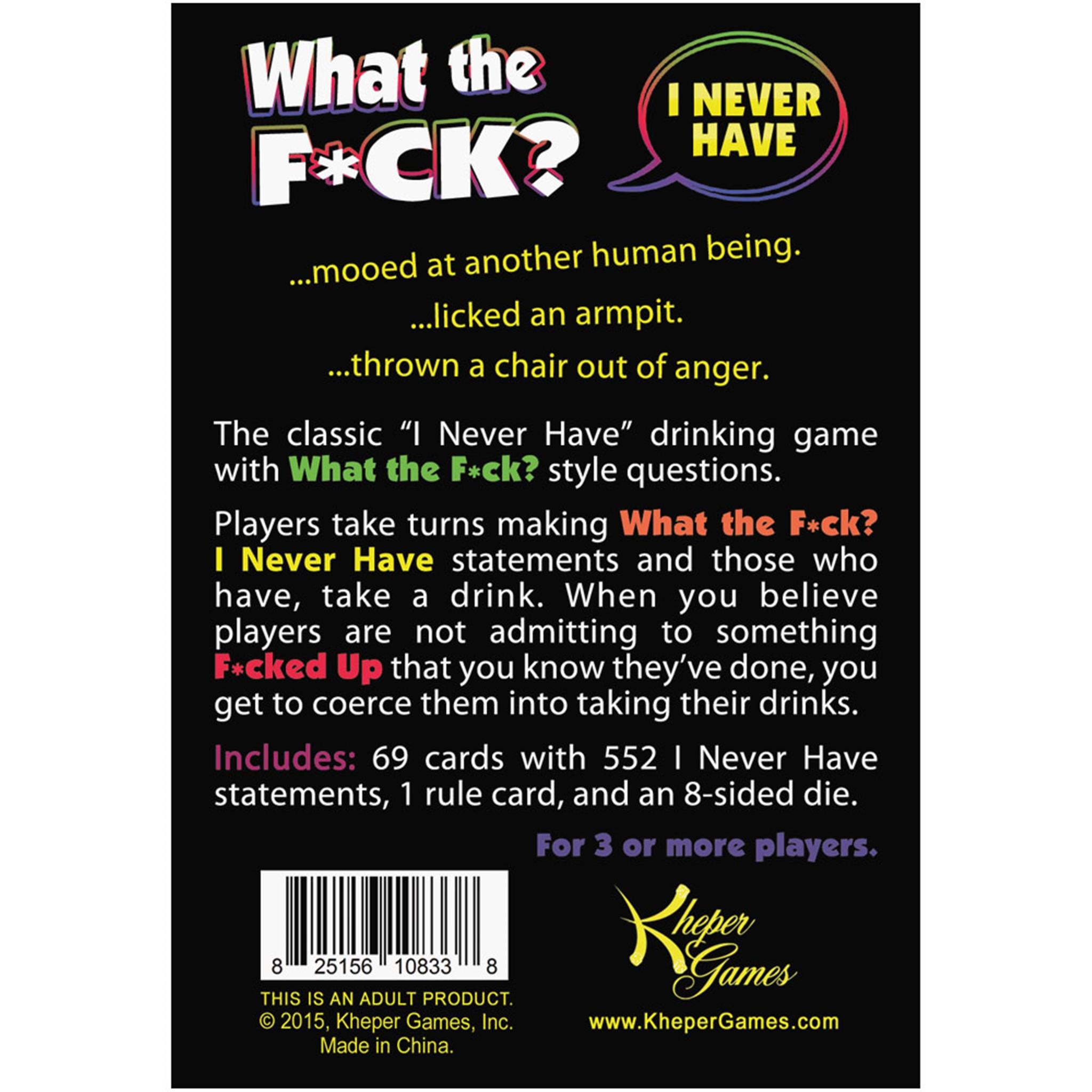 WTF I Never Have - Calendar Club Canada