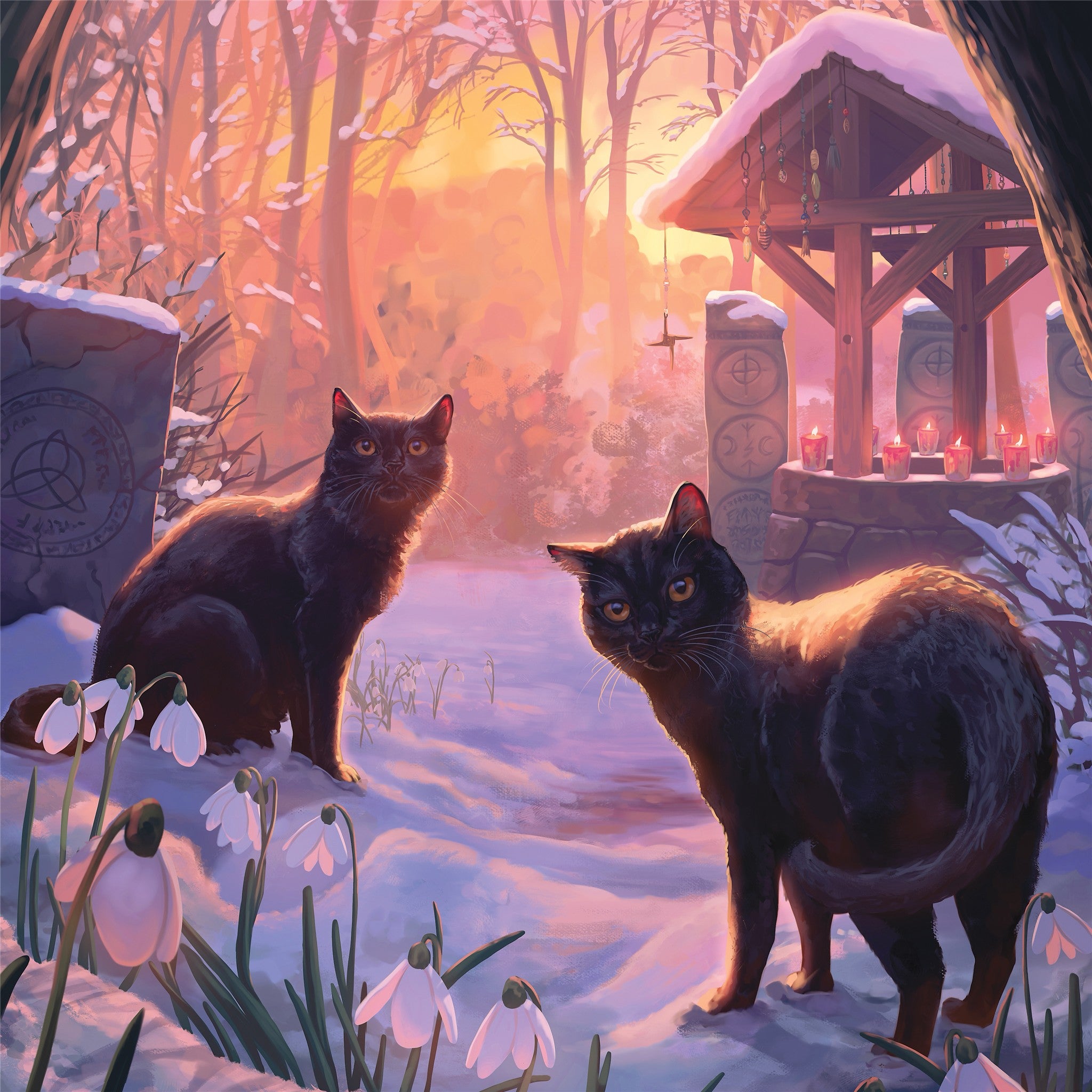 Magical Mystical Cats 2027 Wall Calendar