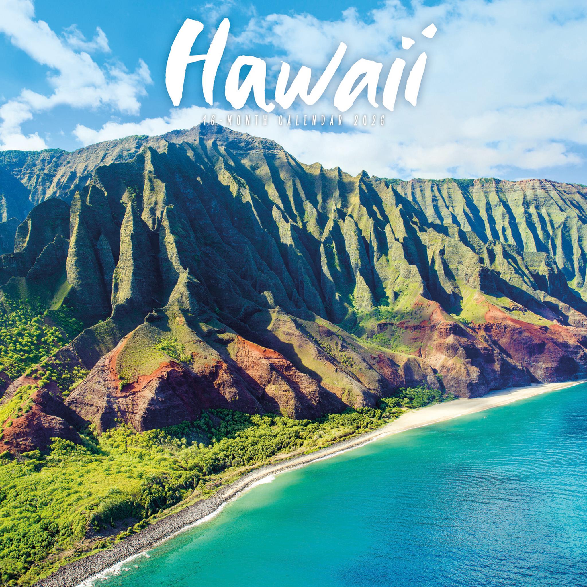 Hawaii Wall  2026 Calendar