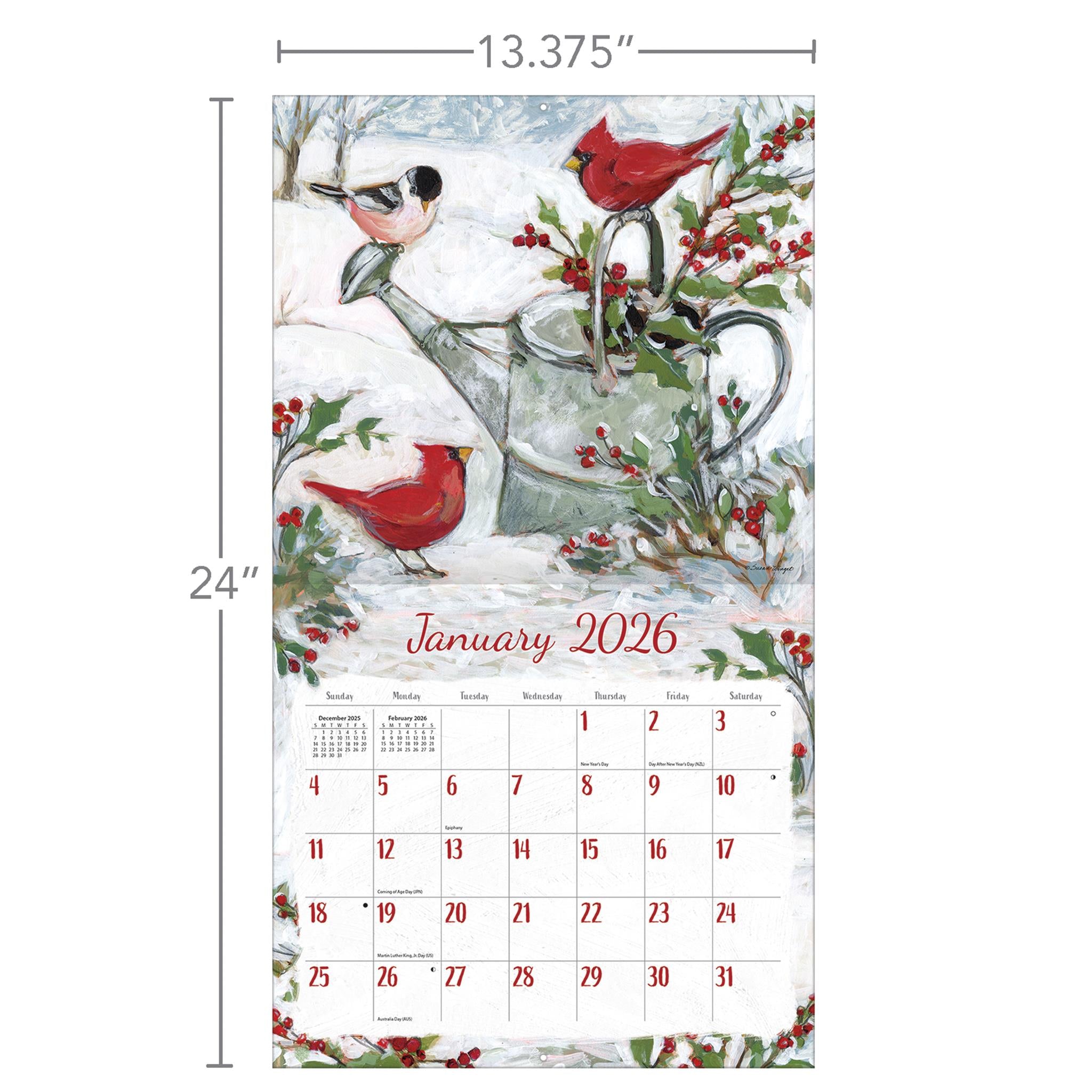 Fields Of Home 2026 Deluxe Wall Calendar - Online Only