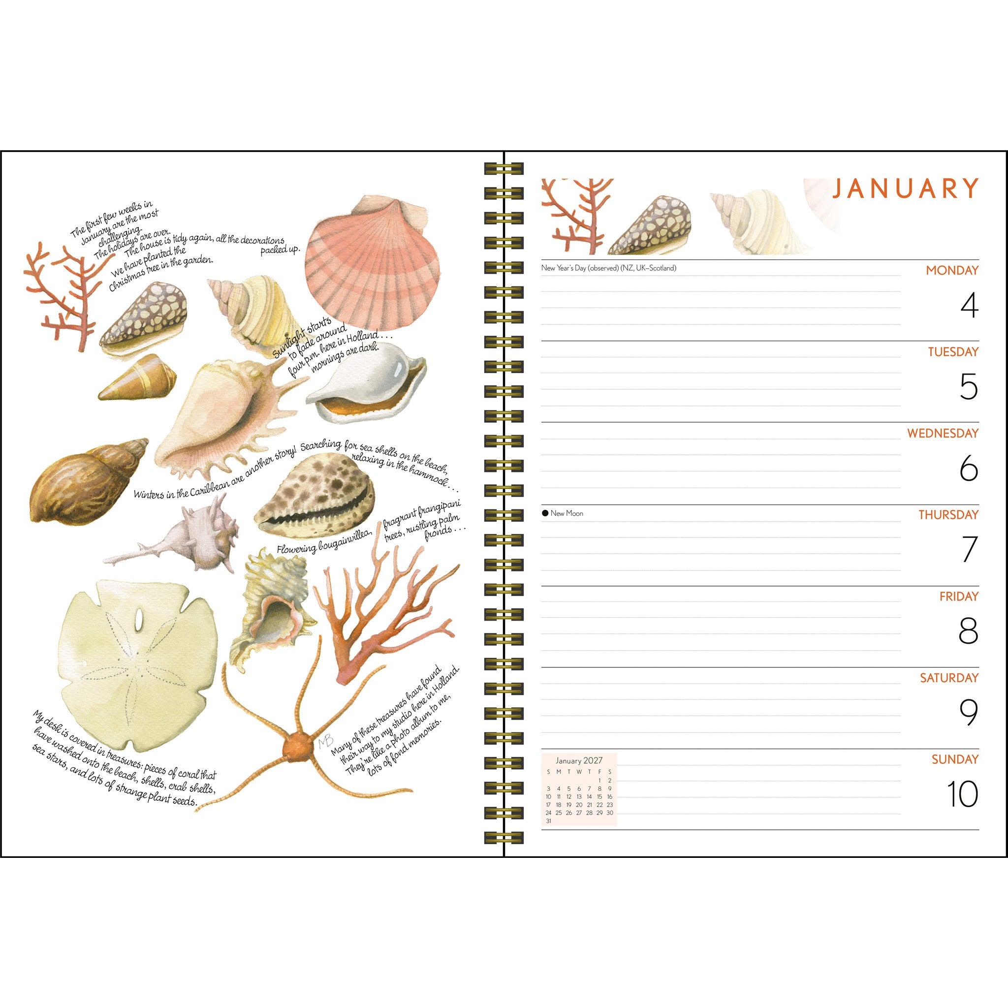 Marjolein Bastin Nature's Inspiration 2027 Engagement Calendar