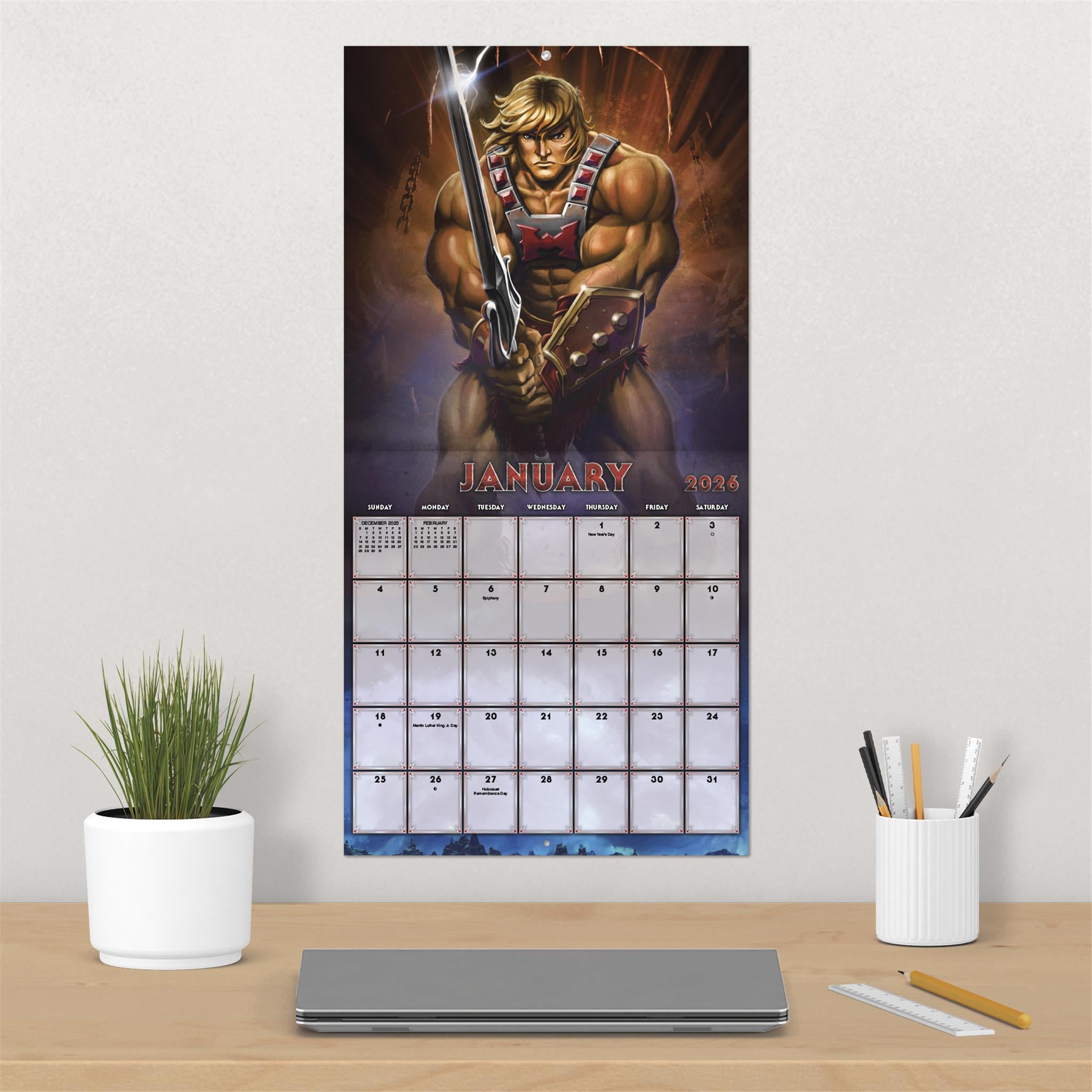 Masters Of The Universe 2026 Wall Calendar - Online Only