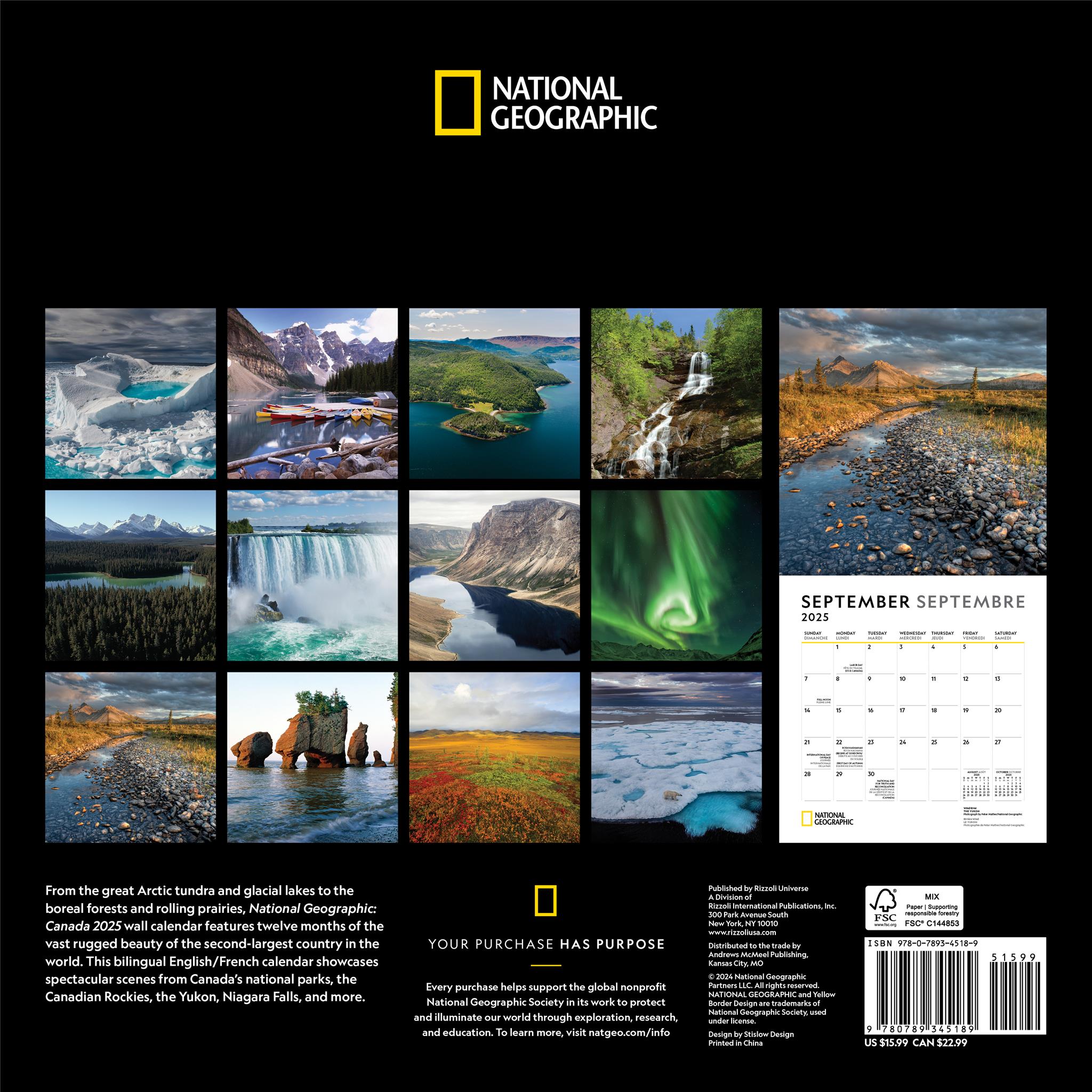 Shop National Geographic Calendars Calendar Club of Canada