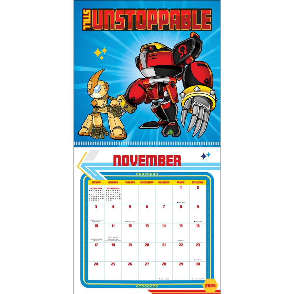 Sonic the Hedgehog 2024 Wall Calendar product image