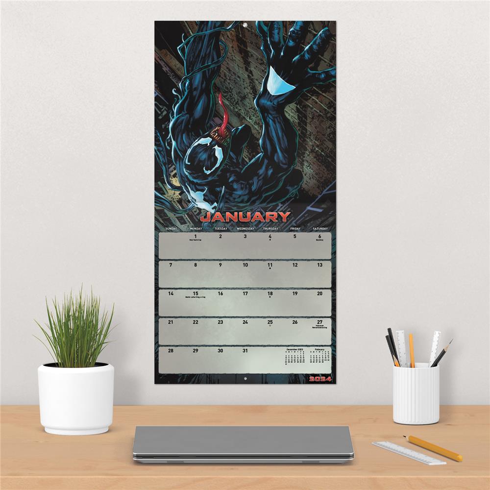 Venom 2024 Wall Calendar