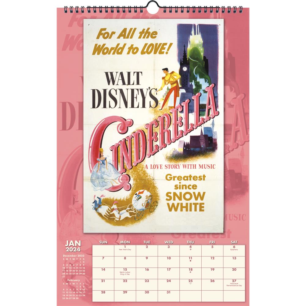 Disney Classic 2024 Poster Calendar