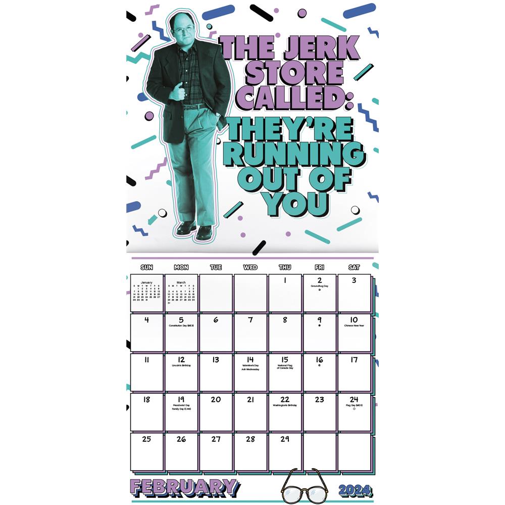 Seinfeld 2024 Wall Calendar