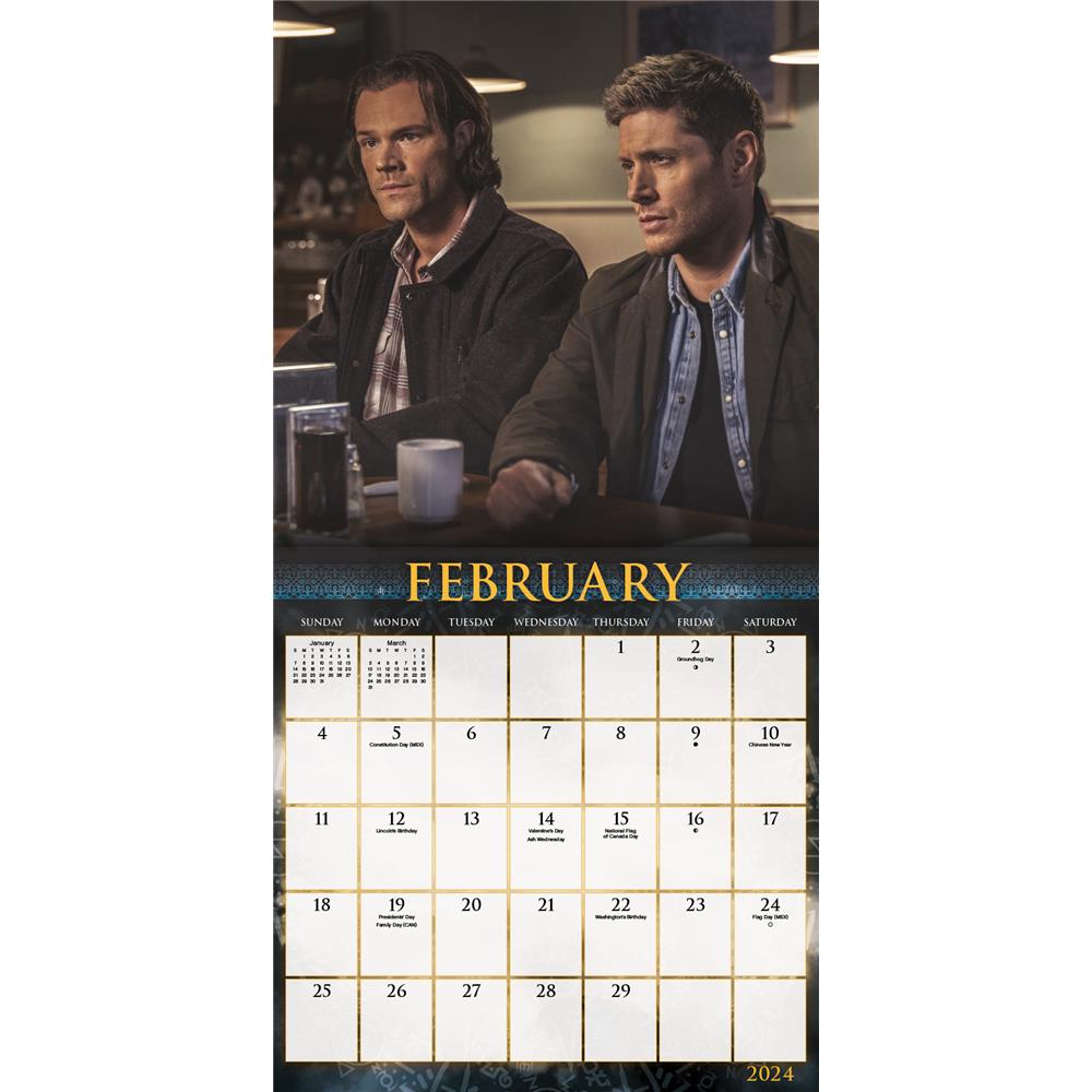 Supernatural 2024 Wall Calendar