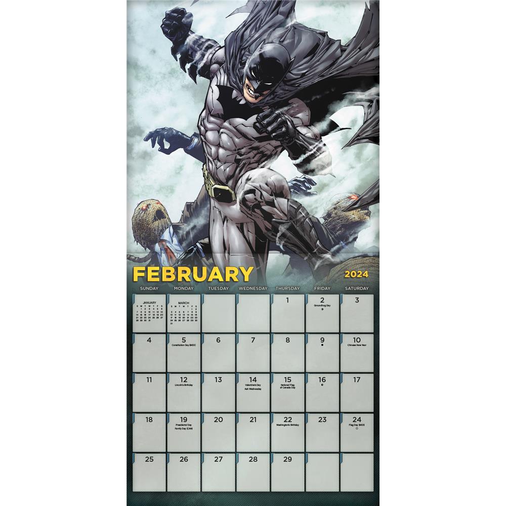 The Batman Comic 2024 Wall Calendar