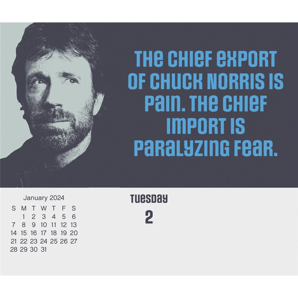 Chuck Norris 2024 Box Calendar
