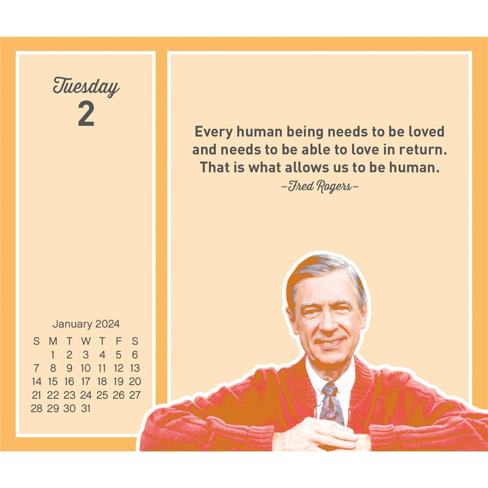 Mister Rogers 2024 Box Calendar - Online Exclusive