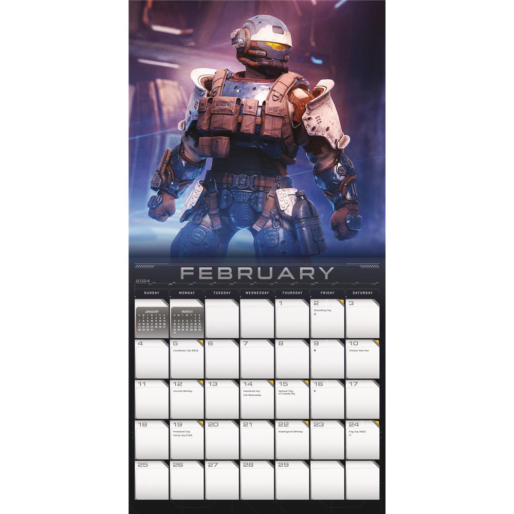 Halo 2024 Wall Calendar