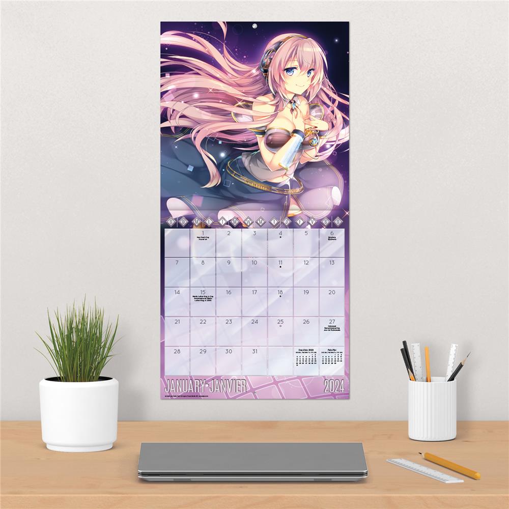 Hatsune Miku 2024 Bilingual Wall Calendar