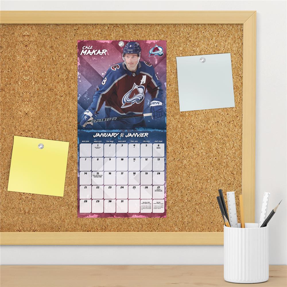 NHL Superstars 2024 Bilingual Mini Calendar