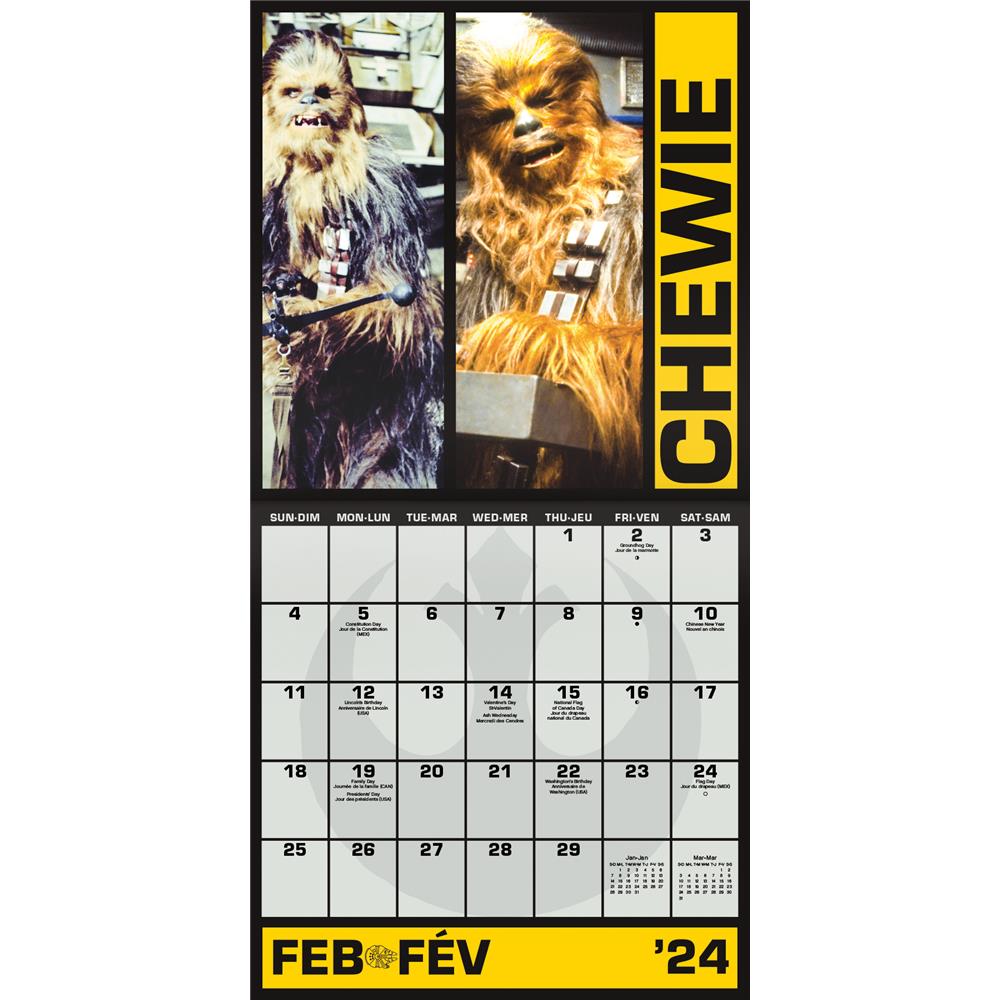 Star Wars 2024 Bilingual Wall Calendar