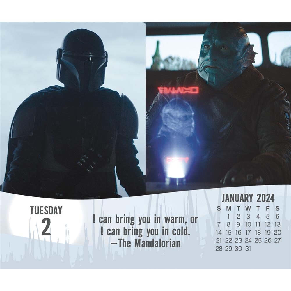 Star Wars Mandalorian 2024 Box Calendar