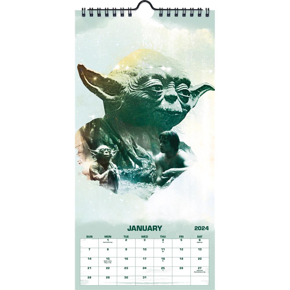 9781438896168 Star Wars 2024 Slim Calendar Trends International