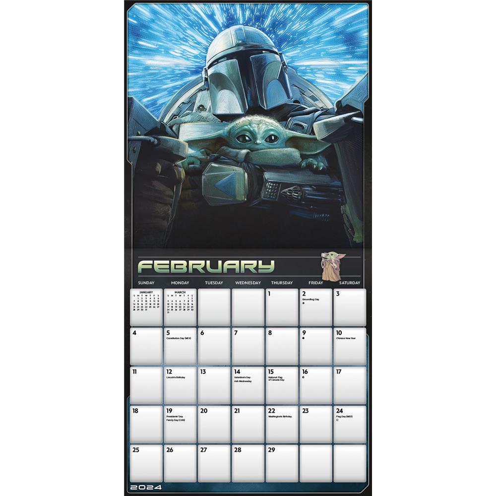 FREE Star Wars Calendar 2024 Printable