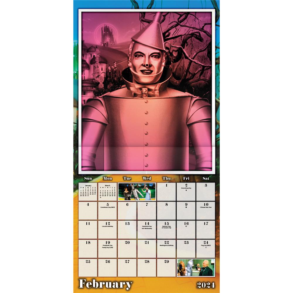 Wizard of Oz 2024 Exclusive Wall Calendar with Print