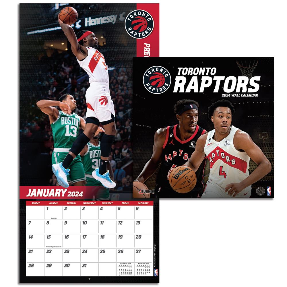 NBA Toronto Raptors 2024 Mini Calendar