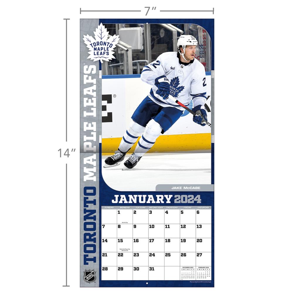 NHL Toronto Maple Leafs 2024 Mini Calendar