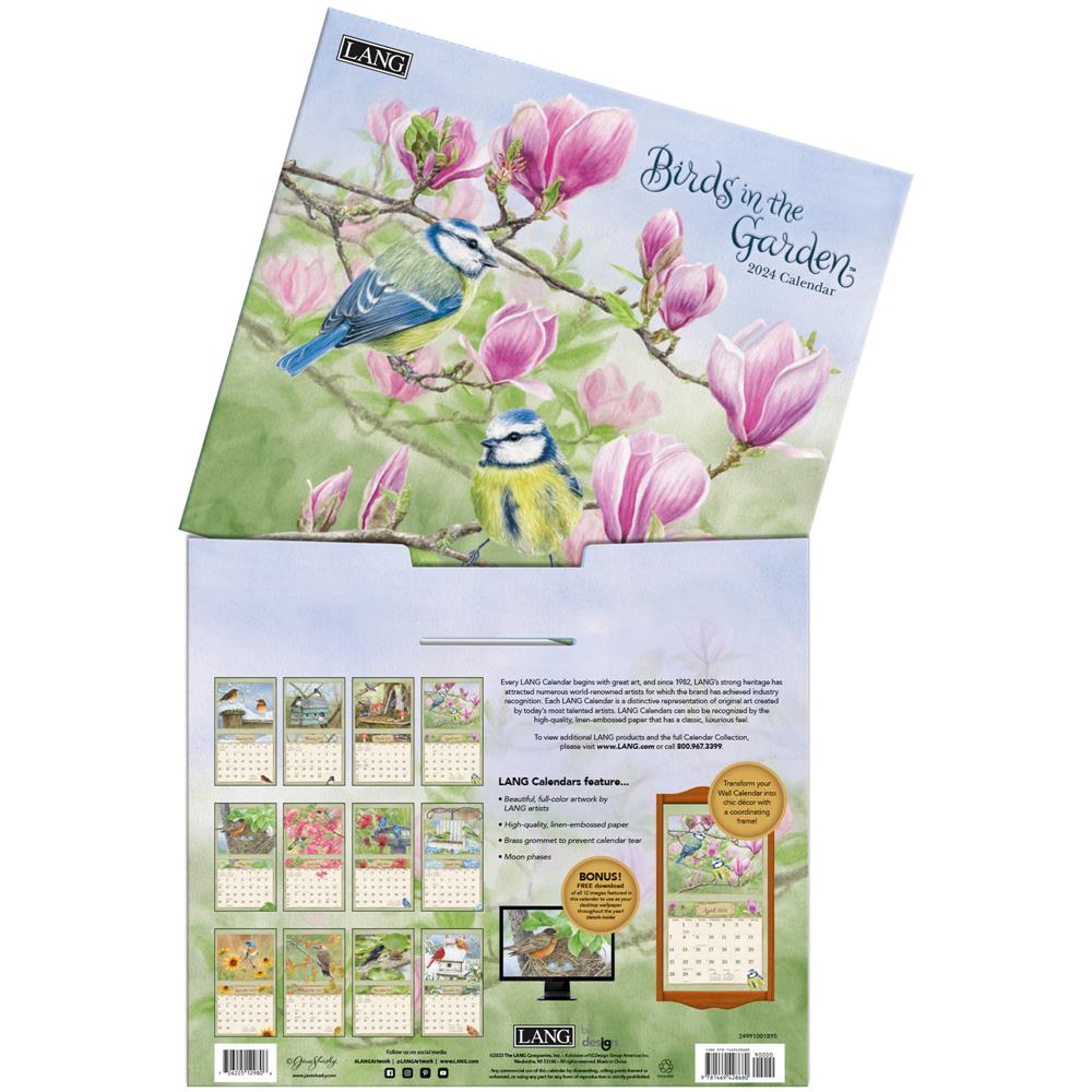 Birds In The Garden 2024 Wall Calendar - Online Exclusive product image