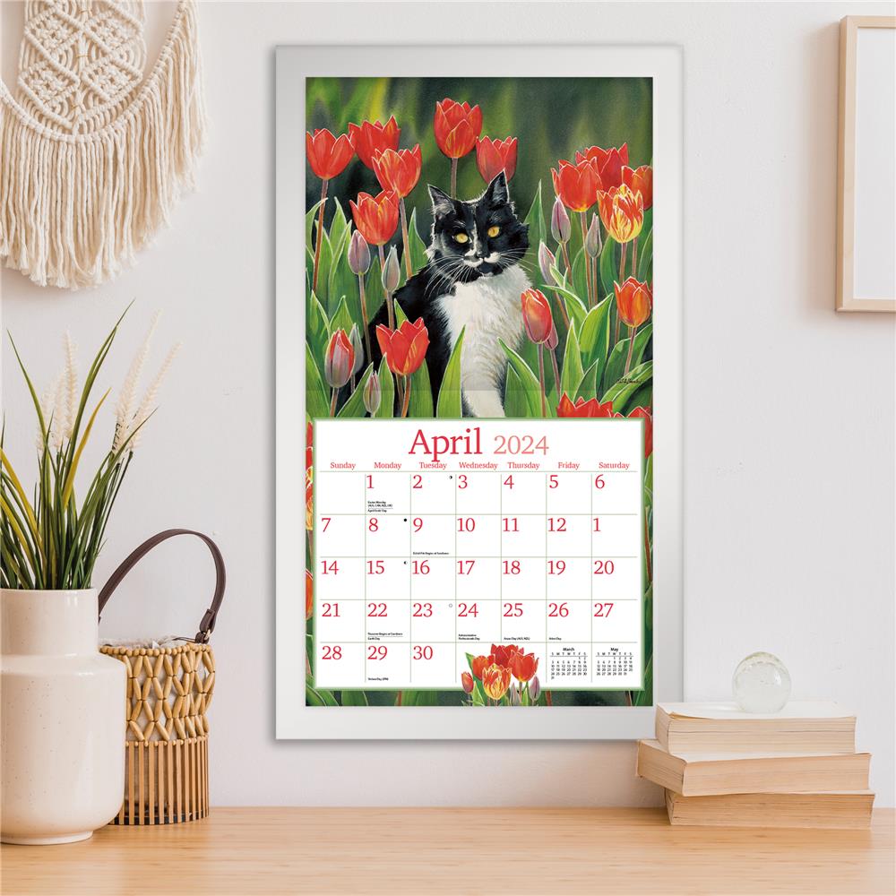 Cats In The Country 2024 Wall Calendar product image