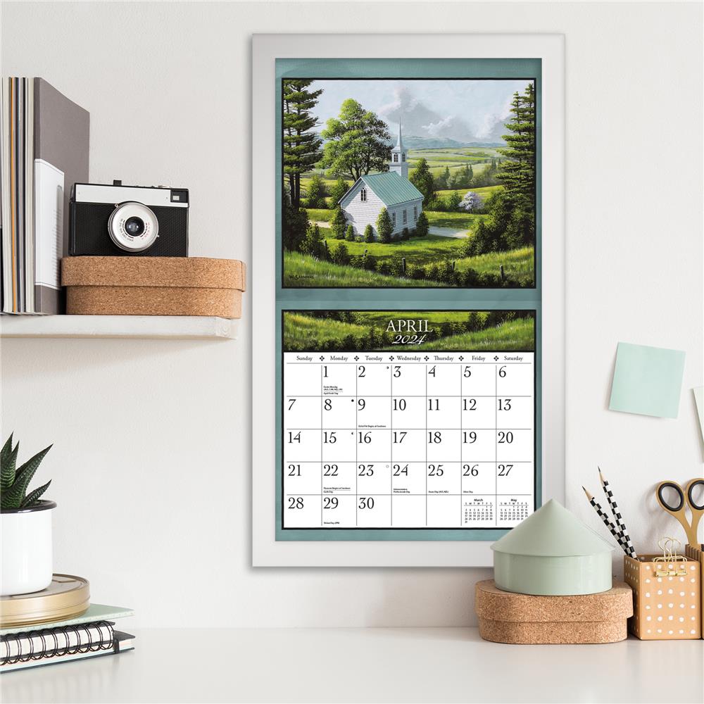 Country Churches 2024 Wall Calendar - Online Exclusive product image