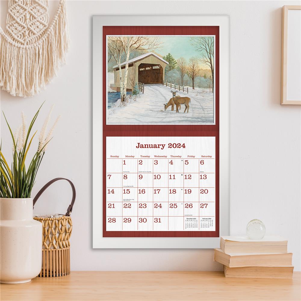 Covered Bridges 2024 Wall Calendar - Online Exclusive product image
