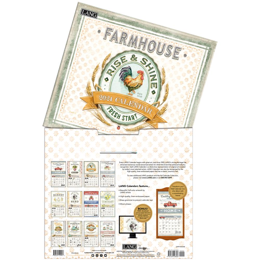 Farmhouse 2024 Wall Calendar - Online Exclusive product image