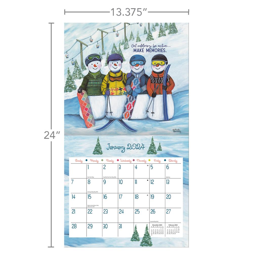 Favorite Things 2024 Wall Calendar product image
