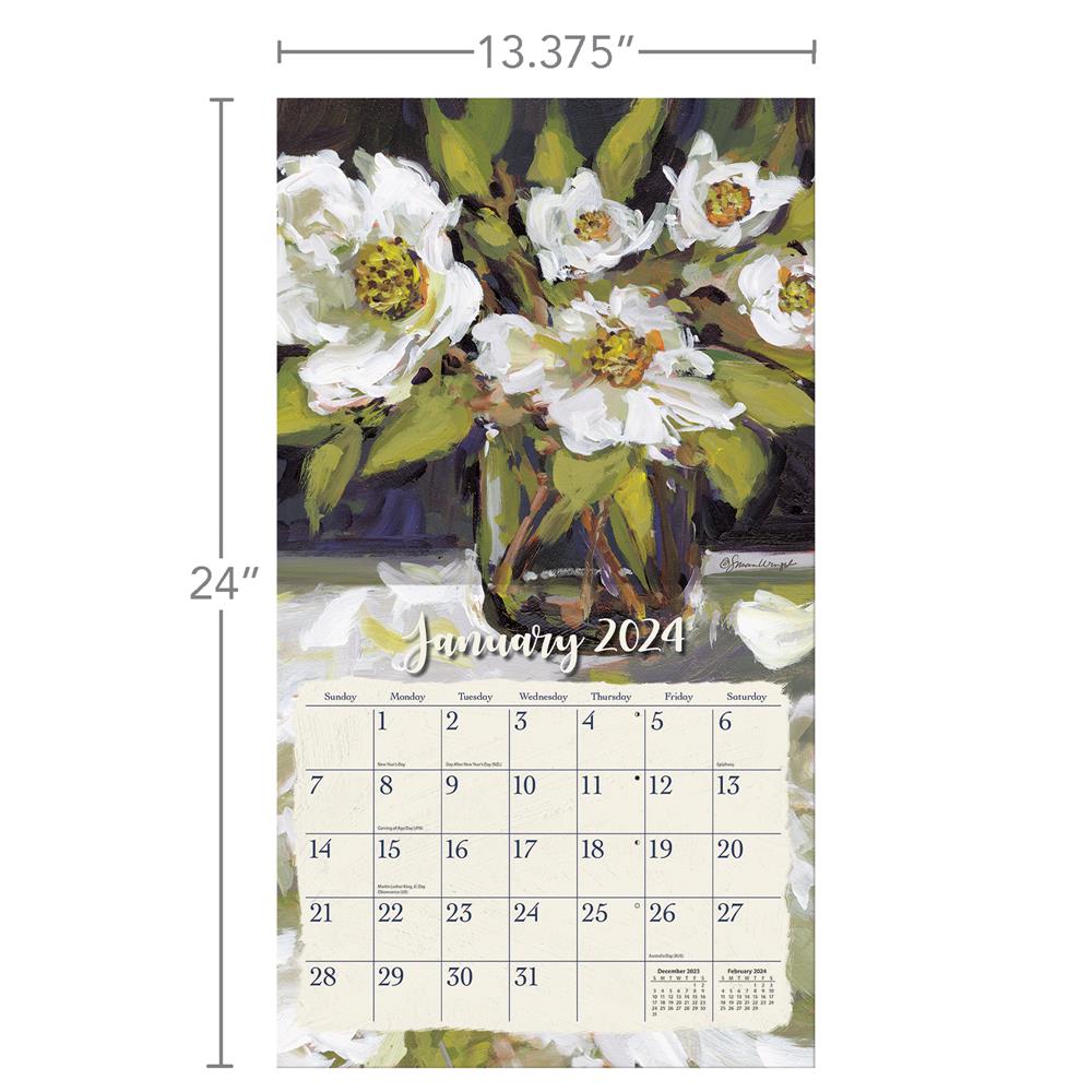 Gallery Florals 2024 Wall Calendar - Online Exclusive product image