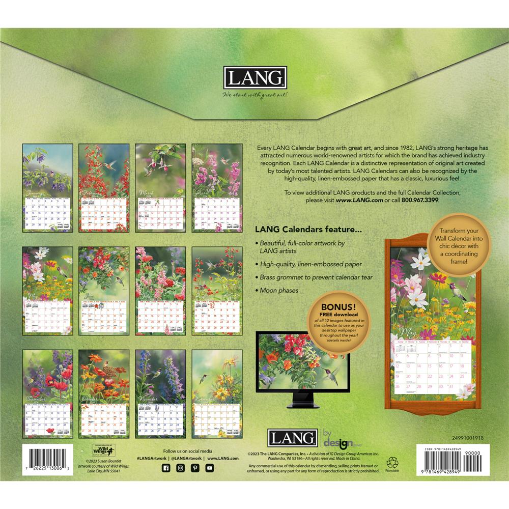 Hummingbirds 2024 Wall Calendar - Online Exclusive product image