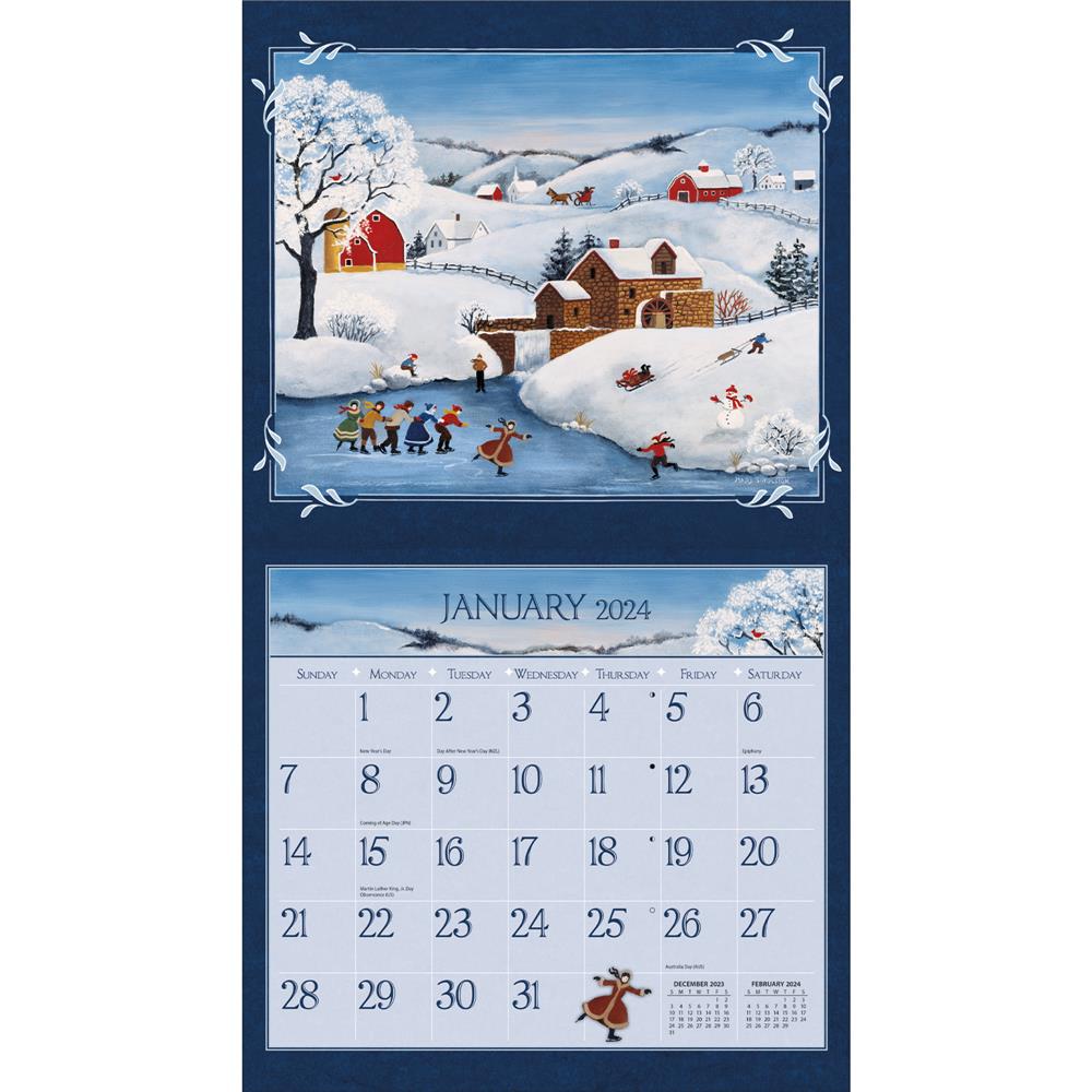 Lang Folk Art 2024 Wall Calendar - Online Exclusive product image