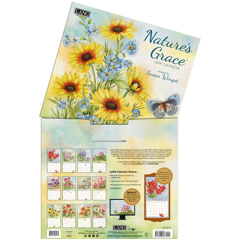 Natures Grace 2024 Wall Calendar product image