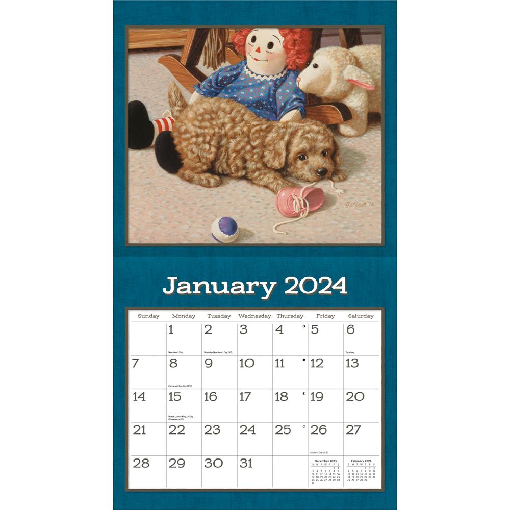 Puppy 2024 Wall Calendar - Online Exclusive product image