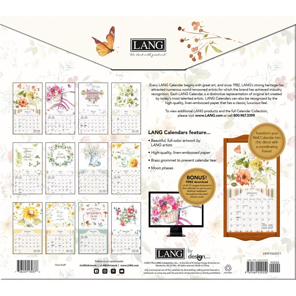Watercolor Seasons 2024 Wall Calendar - Online Exclusive product image
