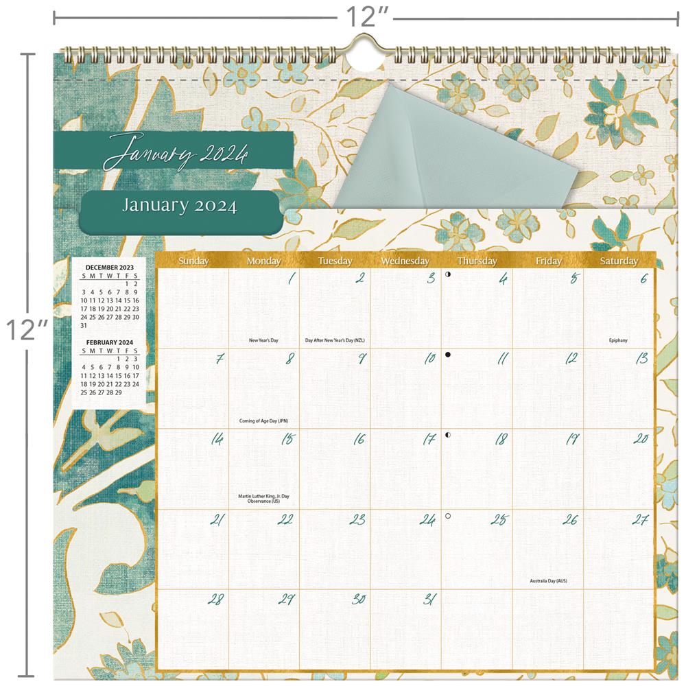 Patina View 2024 File It Wall Calendar product image