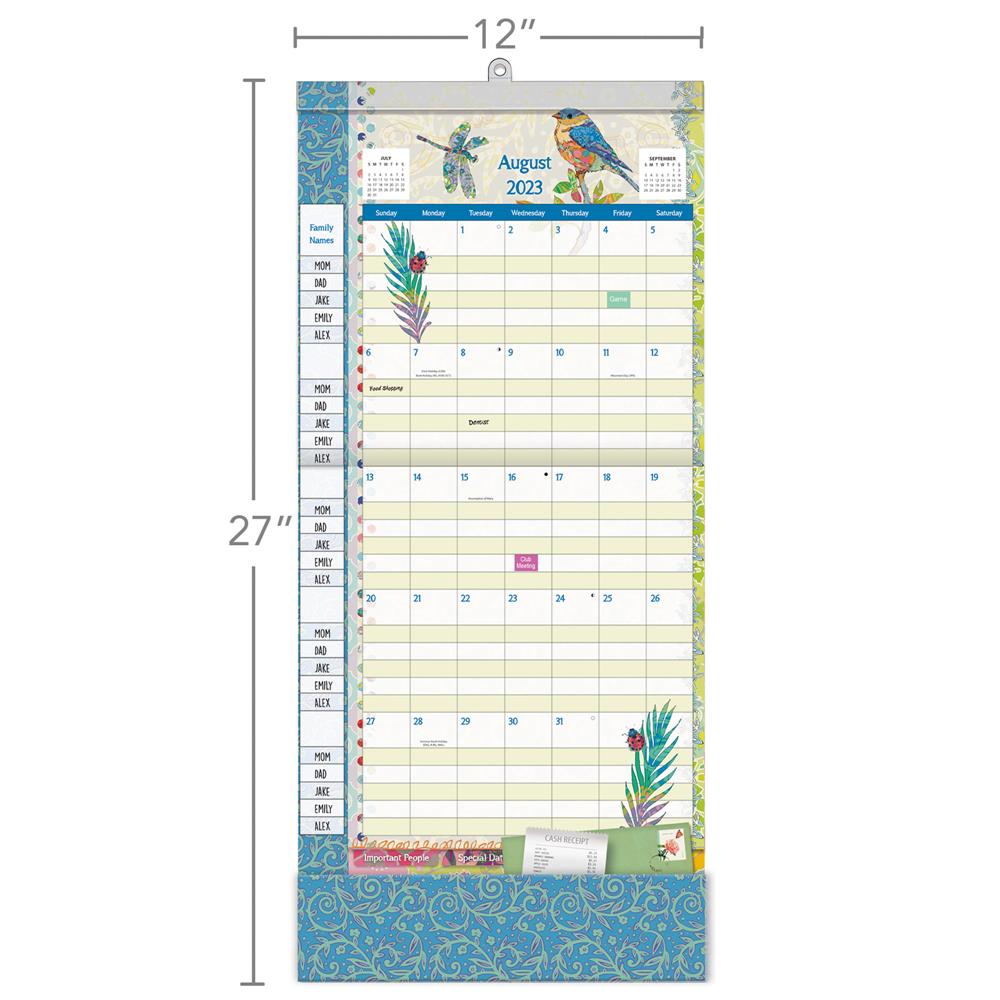 Ladybird Plan It 2024 Wall Calendar