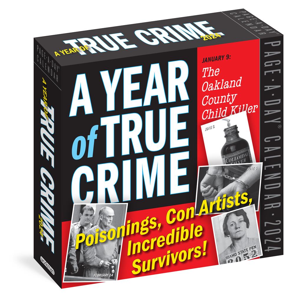 True Crime 365 2024 Box Calendar